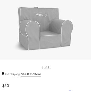 Potter Barn My First Anywhere Chair Slipcover